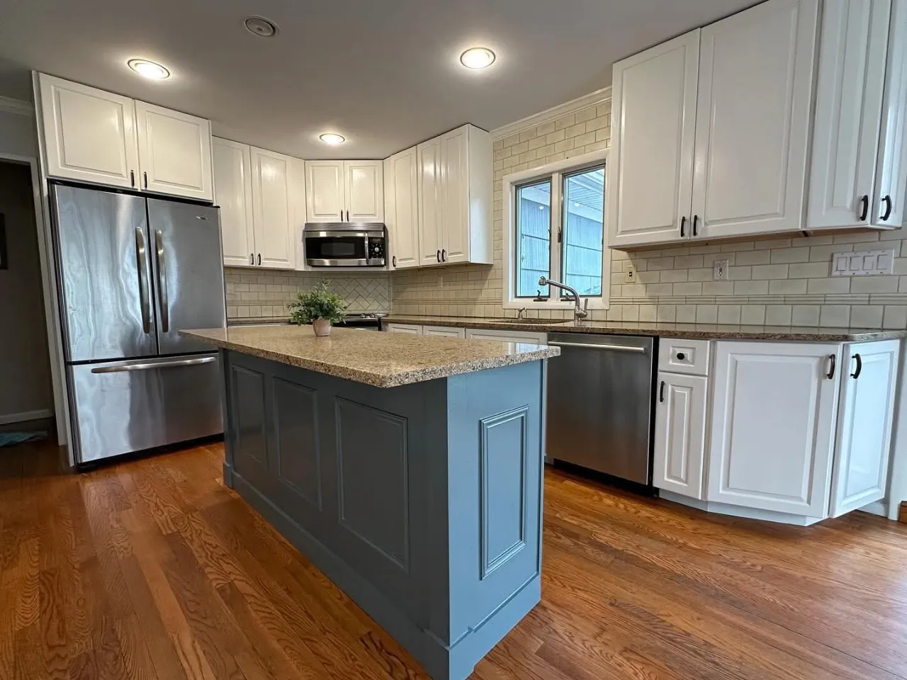 Interior trim installation in a Connecticut home