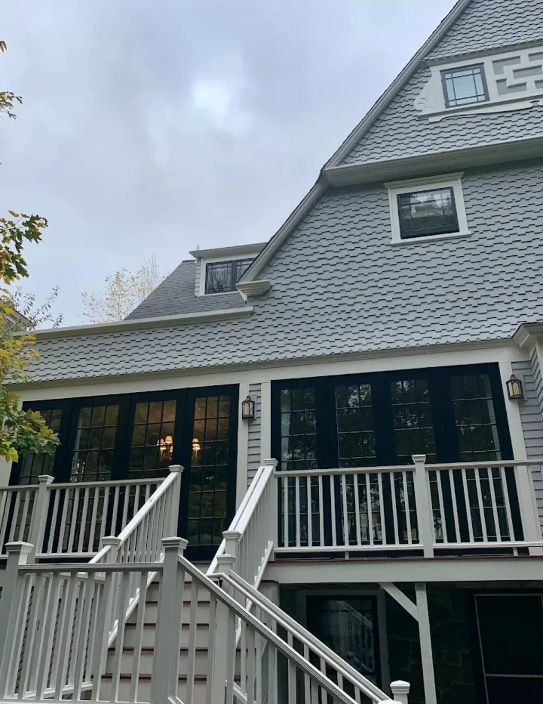 Home addition framing on a Connecticut house