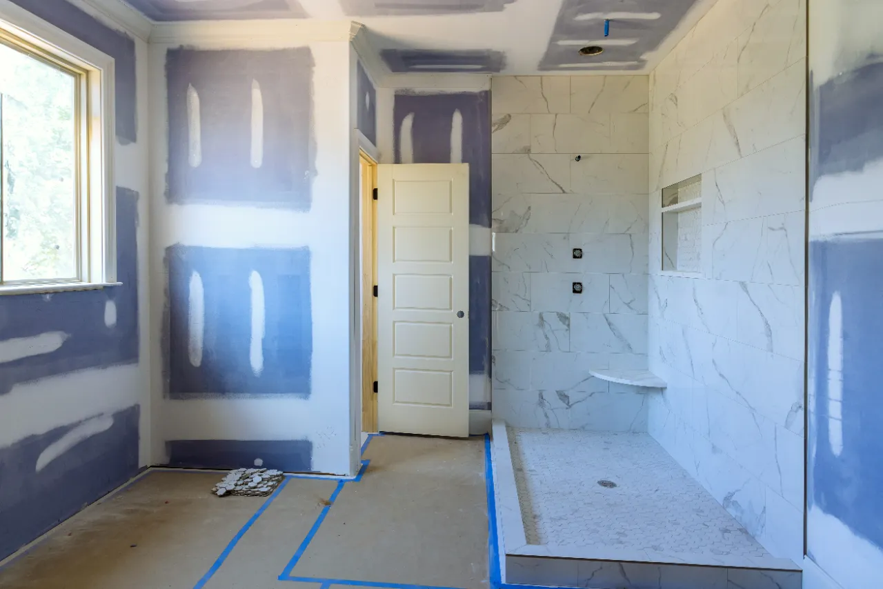 Window installation work in a Connecticut home