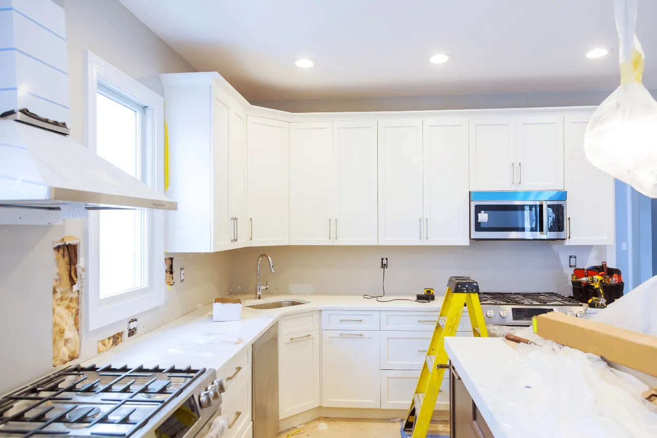 Kitchen remodeling with new cabinets in Connecticut